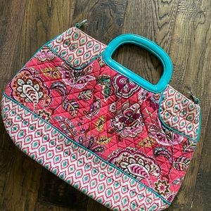 VERA BRADLEY large clutch purse 👛 front pockets 💕